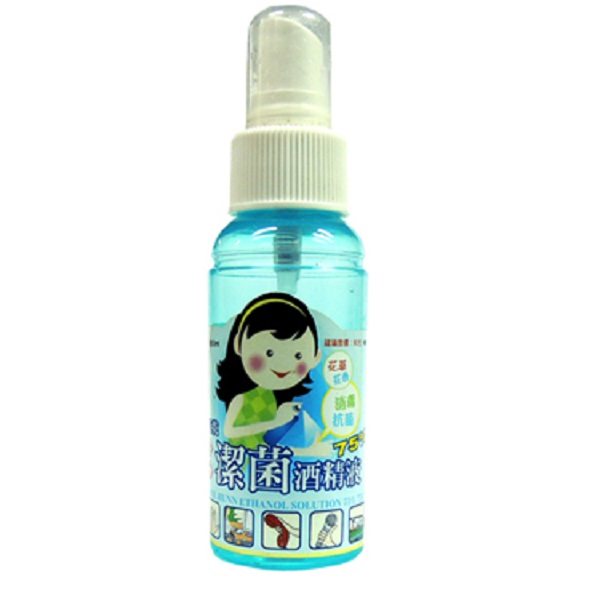 天乾潔菌酒精液75% 80ML(噴)